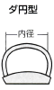 楕円型